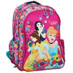 Sac � dos scolaire fille disney princess motif floral 43 cm rose
