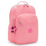Sac � dos scolaire fille kipling seoul lap 44 cm - avec poche protectrice pour ordinateur corail