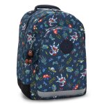 Sac � dos scolaire grand kipling class room espace 15 pouces bleu / multicolore / gris