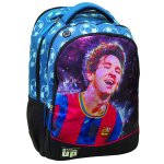 Sac � dos scolaire imprim� lionel messi back me up 45 cm bleu / noir