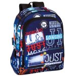 Sac � dos scolaire longboard just move 43 cm - qualit� premium bleu marine