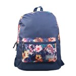 Sac  dos scolaire offshore hibiscus fleurs multicolore