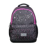 Sac  dos scolaire phileas papillons systme smart comfort noir