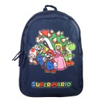 Sac � dos scolaire primaire super mario bleu