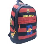 Sac � dos scolaire rayures horizontales fc barcelone 45 cm bleu / jaune / rouge