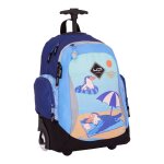 Sac  dos scolaire  roulettes farniente multicolore