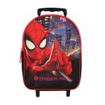 Sac  dos scolaire  roulettes maternelle spider - man bleu