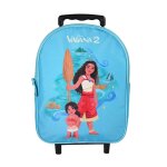 Sac  dos scolaire  roulettes maternelle vaiana disney bleu