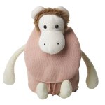 Sac � dos singe en coton doux pink