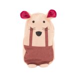 Sac � dos souris en coton doux pink
