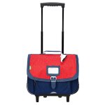 Sac � dos trolley 38 cm cp - ce2 morgan les fantaisies noir / rouge