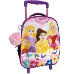 Sac � dos trolley enfant fille princesse disney 31 cm toujours aimable rose fonc�
