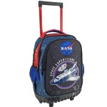 Sac � dos trolley gar�on 3 compartiments nasa space expeditions 45 cm noir / rouge / bleu