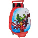Sac � dos trolley gar�on avengers polyester mod�le 705 pour maternelle rouge
