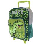 Sac � dos trolley gar�on dinosaure roarrr avec poign�e t�lescopique 39 cm vert
