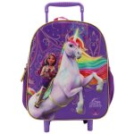 Sac � dos trolley motif 3d licorne bleu / violet