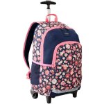 Sac � dos trolley scolaire fille rip curl ozone avec 2 compartiments et imprim� floral 49 cm bleu marine ...