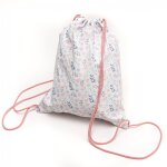 Sac enduit lila beige