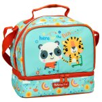 Sac gouter animaux fisher price 21 cm - sac d�jeuner multicolore