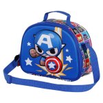 Sac gouter captain america punch 3d 25 cm - sac d�jeuner multicolore