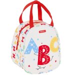Sac go�ter isotherme alphabet 22 cm - sac d�jeuner multicolore