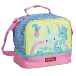 Sac go�ter licorne rainbow 21 cm - sac d�jeuner multicolore