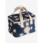 Sac à goûter marguerites fille marine Sac à goûter marguerites fille marine
