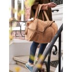 Sac à langer baby roll en peluche beige Sac à langer baby roll en peluche beige