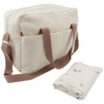 Sac  langer ecru, marron