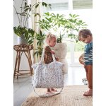 Sac � langer en gaze de coton plume ivoire v�g�tal