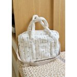 Sac  langer en gaze de coton et tapis de change clins ecru