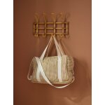 Sac � langer en gaze de coton vichy caramel