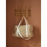 Sac À langer en gaze de coton vichy caramel Sac À langer en gaze de coton vichy caramel