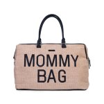 Sac � langer mommy bag textile raphia