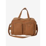 Sac � langer multipoches en gaze de coton family l caramel