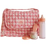 Sac � langer pour poup�e rose, blanc
