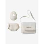 Sac  langer poupon personnalisable + couche + bavoir sherpa