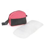 Sac � langer pour poussettes de poupons rose