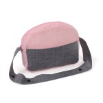 Sac  langer pour poussettes de poupons rose et gris