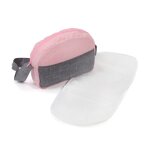 Sac � langer pour poussettes de poupons rose et gris
