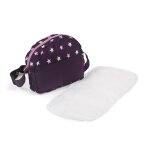 Sac � langer pour poussettes de poupons violet