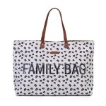 Sac � langer de voyage grande contenance design family bag blanc imprim�