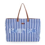 Sac  langer de voyage grande contenance design family bag bleu
