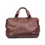 Sac  langer de voyage grande contenance signature mommy bag marron
