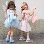 Sac � main peluche sisters forever reine de glace bleu