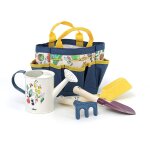 Sac et outils - mon petit potager bleu