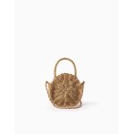 Sac en paille bandoulière beige clair Sac en paille bandoulière beige clair