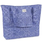 Sac de plage famille anti - sable grand format summer bleu