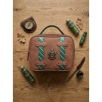 Sac � repas harry potter serpentard effet coffre vintage vert �meraude et argent�