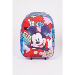 Sac � roulettes enfant 40x30x13 cm � motif mickey rouge